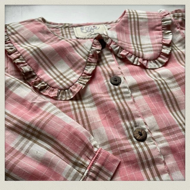 Annabelle Shirt - Pink Plaid