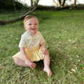 Load image into Gallery viewer, Scallop Romper - Yellow
