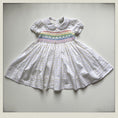 Load image into Gallery viewer, Rainbow Dress - White and Yellow
