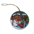 Load image into Gallery viewer, Christmas Scene Tin Baubles
