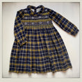 Load image into Gallery viewer, Lucy Dress - Navy and Yellow
