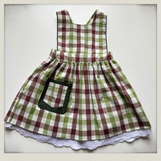 Dorothea Pinafore - Green