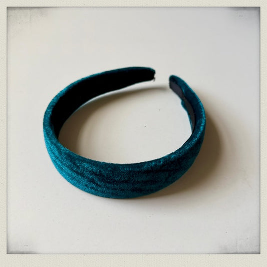 Velvet Hairband - Marine