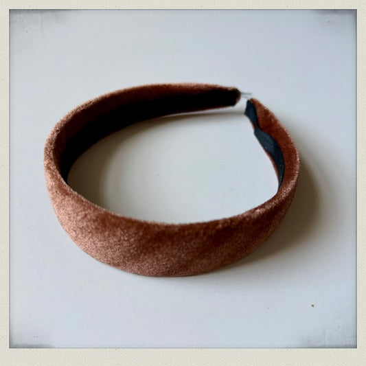 Velvet Hairband - Cinnamon
