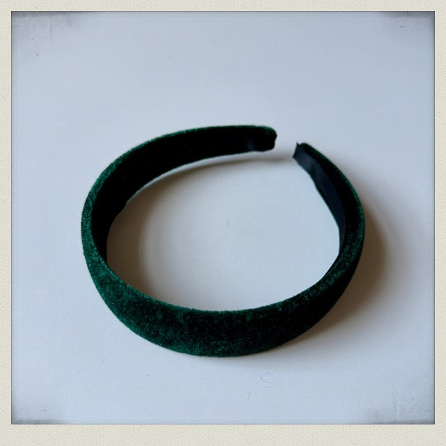 Velvet Hairband - Forest