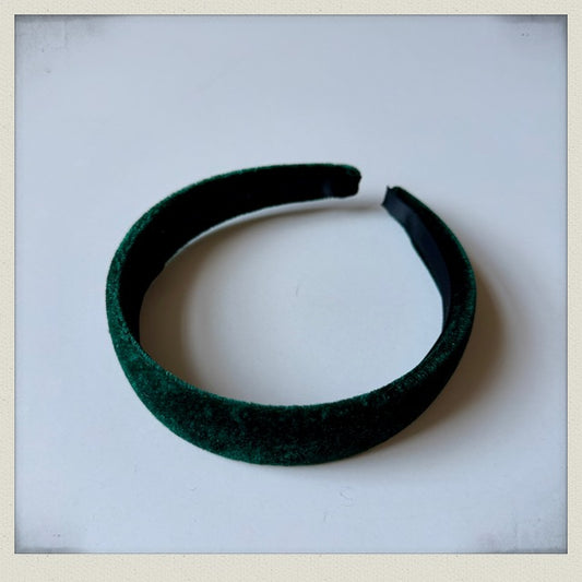 Velvet Hairband - Forest