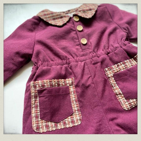 Gertie Boilersuit - Burgundy