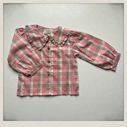 Annabelle Shirt - Pink Plaid