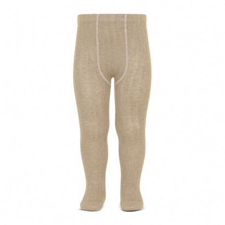 Ribbed Tights - Nougat