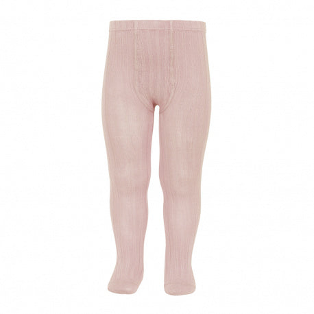 Ribbed Tights - Dusty Rose