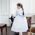 Load image into Gallery viewer, Eliza dress- blue sash
