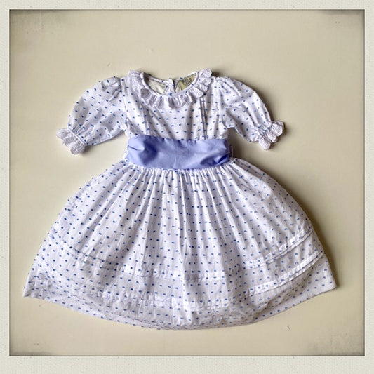 Eliza Dress - Blue & White