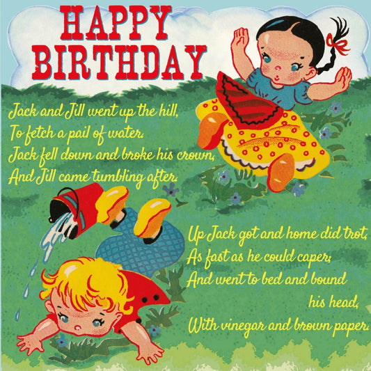 Jack and Jill Birthday Card