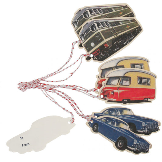 Vintage Transport Gift Tag