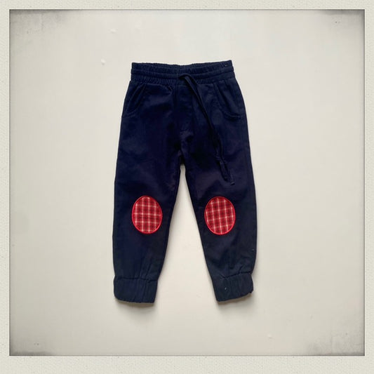 Patch Joggers - Navy