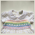 Load image into Gallery viewer, Rainbow Dress - White and Yellow
