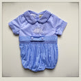 Load image into Gallery viewer, Scallop Romper - Blue

