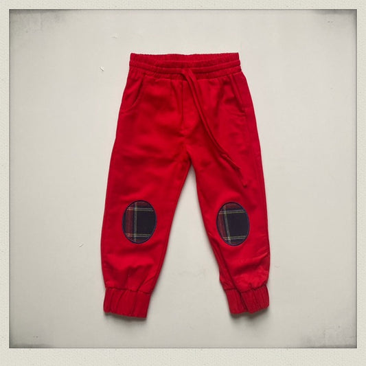 Patch Joggers - Red