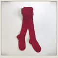 Load image into Gallery viewer, Ribbed Tights - Cherry
