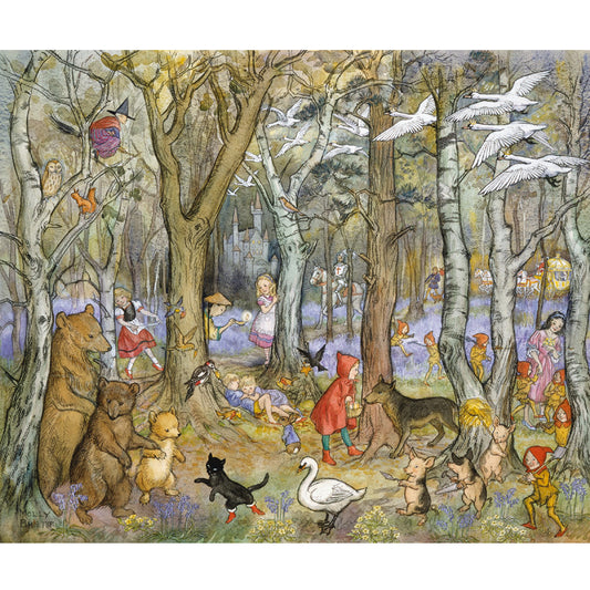 Fairy Tale Wood Print