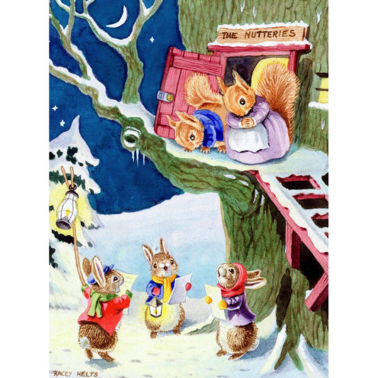 Rabbits Carol Singing to Squirrels