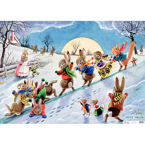 Animals Sliding Gift Wrap