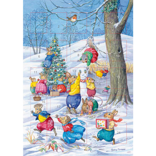 Snowscene Advent Card